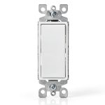 Leviton Decora Illuminated Switch Residential Grade White-0