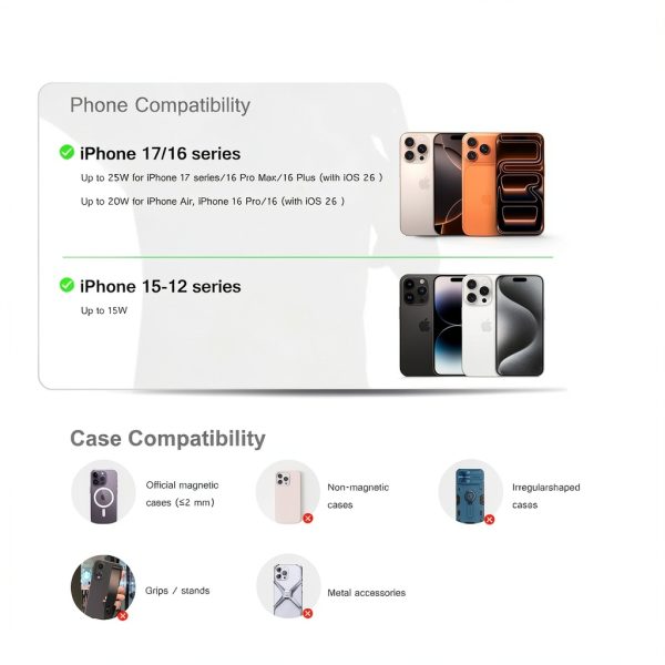 Pavo 25W Qi 2.2 Cooling Magnetic Wireless Car Charger-13