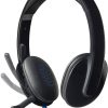 Logitech H540 Wired On Ear Headset Black Noise Canceling-1