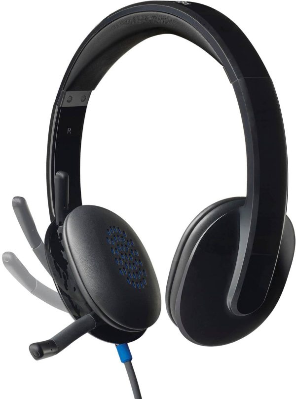 Logitech H540 Wired On Ear Headset Black Noise Canceling-1