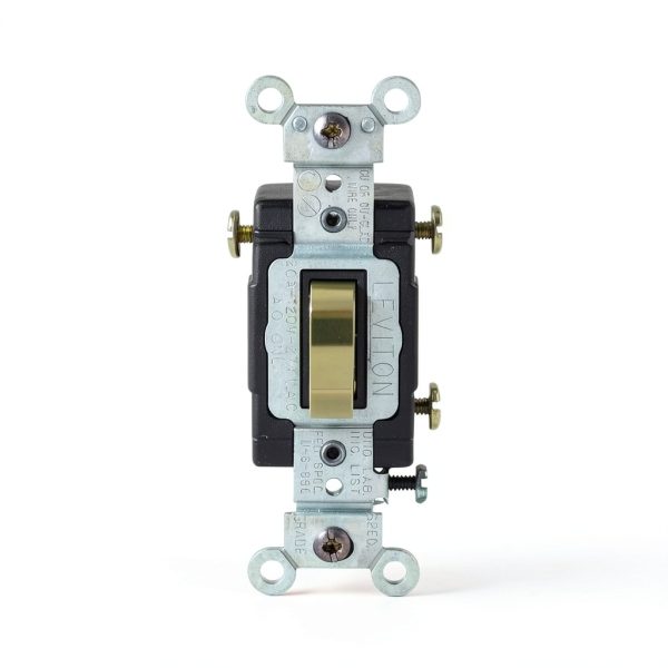 Leviton 3 Way Toggle Switch Commercial Grade 20A-0