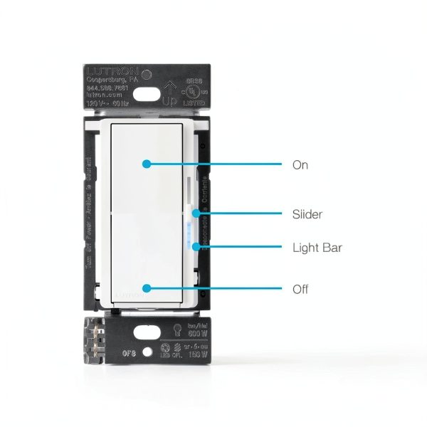 Lutron Diva Smart Dimmer Switch Caseta Lighting Control-6
