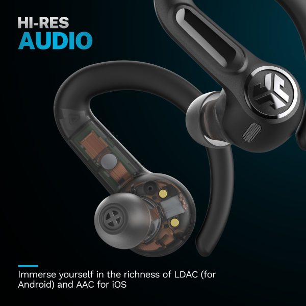 JLab Epic Sport ANC 3 Earbuds Hybrid ANC Hi-Res Audio-4