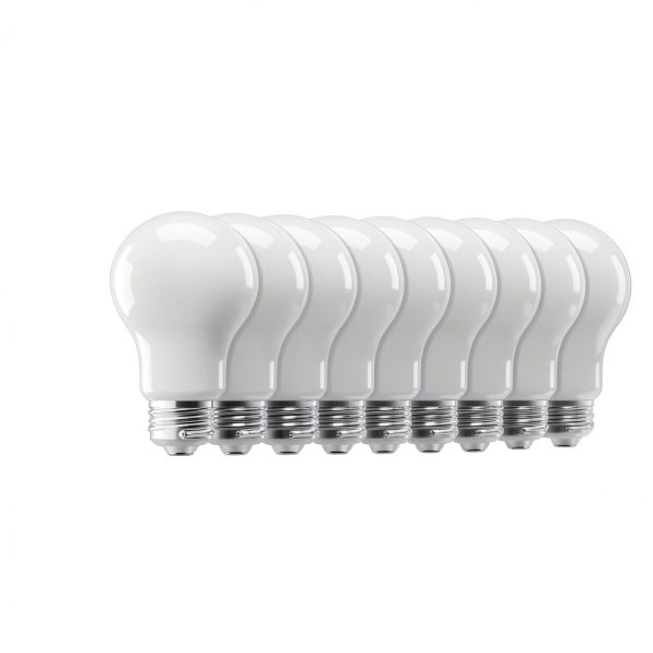 Feit LED Bulb A19 E26 Daylight 60W Equivalent 8 Pack-0