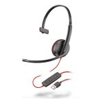 Plantronics Blackwire 3210 USB Headset Single Ear Office-0