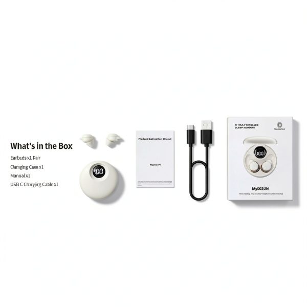 PRIMEPLUS Sleep Earbuds Side Sleeper Comfort Noise Isolation-9