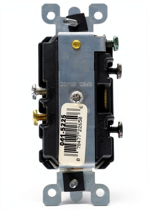 Leviton 5225 Duplex Switch Receptacle AC Quiet Switches-1