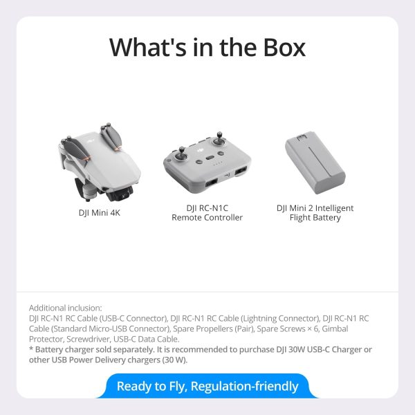 DJI Mini 4K Drone Quadcopter with RC N1 Remote Bundle-2