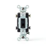 Leviton 20 Amp Commercial Toggle Switch Quiet Double Pole-0