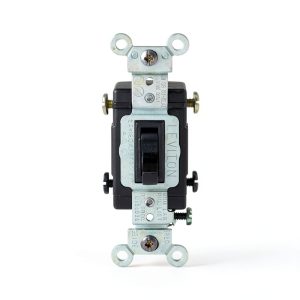 Leviton 20 Amp Commercial Toggle Switch Quiet Double Pole-0