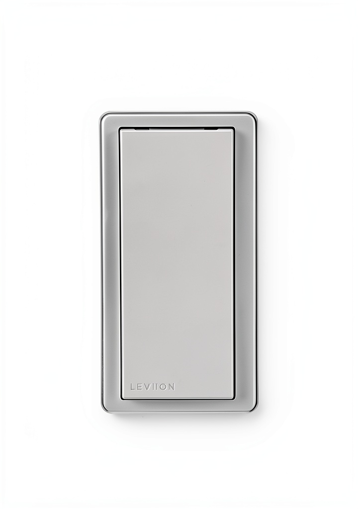 Leviton Decora Smart No-Neutral Switch installed in a wall plate