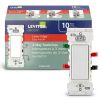 Lever Edge 3 Way Rocker Switch Fast Installation 10 Pack-0