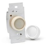 Leviton Rotary Dimmer Switch 300W Incandescent White Light-0