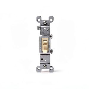 Leviton Grounding Quiet Toggle Switch 15A 120V Indoor-0