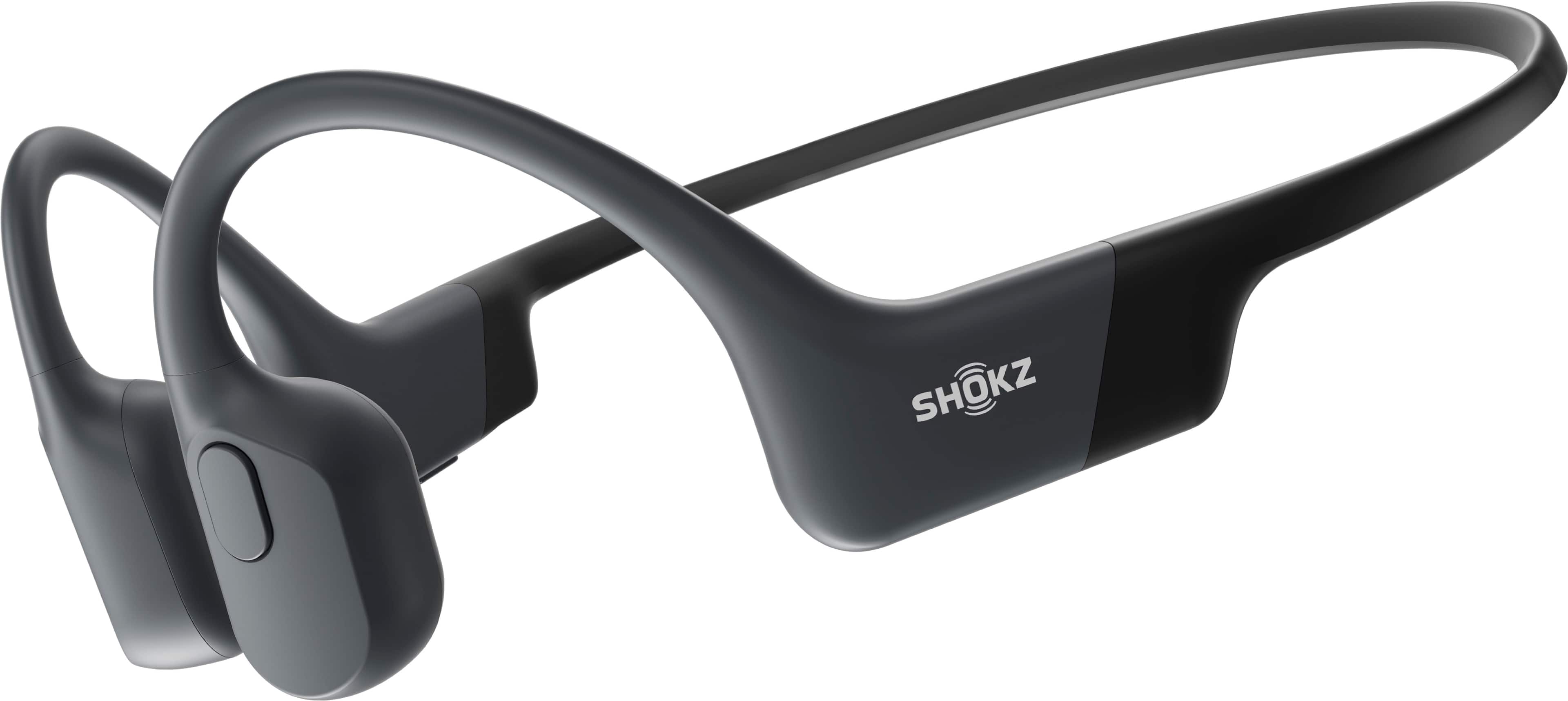 Shokz OpenRun headphones in use during a run