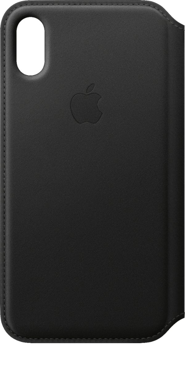 Apple iPhone X Leather Folio Case European Leather Smart-2