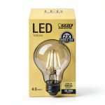 FEIT ELECTRIC LED Bulb Dimmable A19 E26 Filament Yellow-0