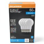 Sylvania TruWave LED Bulb Dimmable Daylight 4 Pack-0