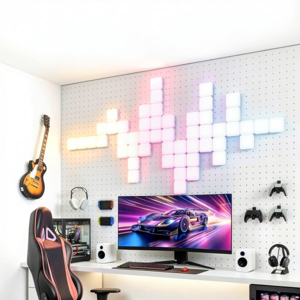Govee RGBIC LED Wall Panels DIY Smart Lighting Home Decor-4