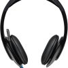 Logitech H540 Wired On Ear Headset Black Noise Canceling-2