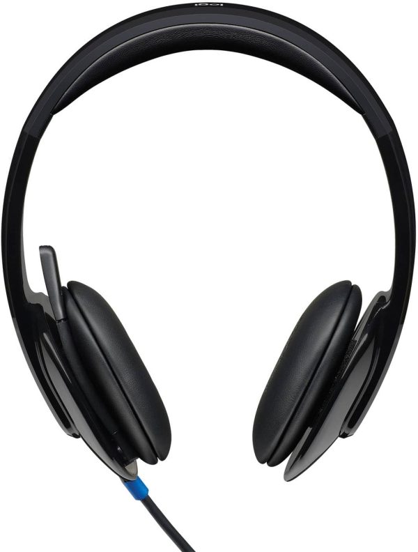 Logitech H540 Wired On Ear Headset Black Noise Canceling-2