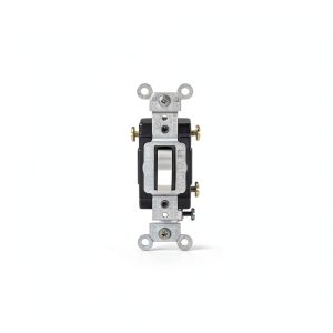 Leviton Toggle Switch 15A Commercial Grade White-0