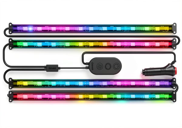 Pavo RGBIC LED Strip Lights Waterproof Bright Car Interior-9