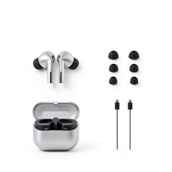 Samsung Galaxy Buds3 Pro Wireless Earbuds Silver Adaptive-10