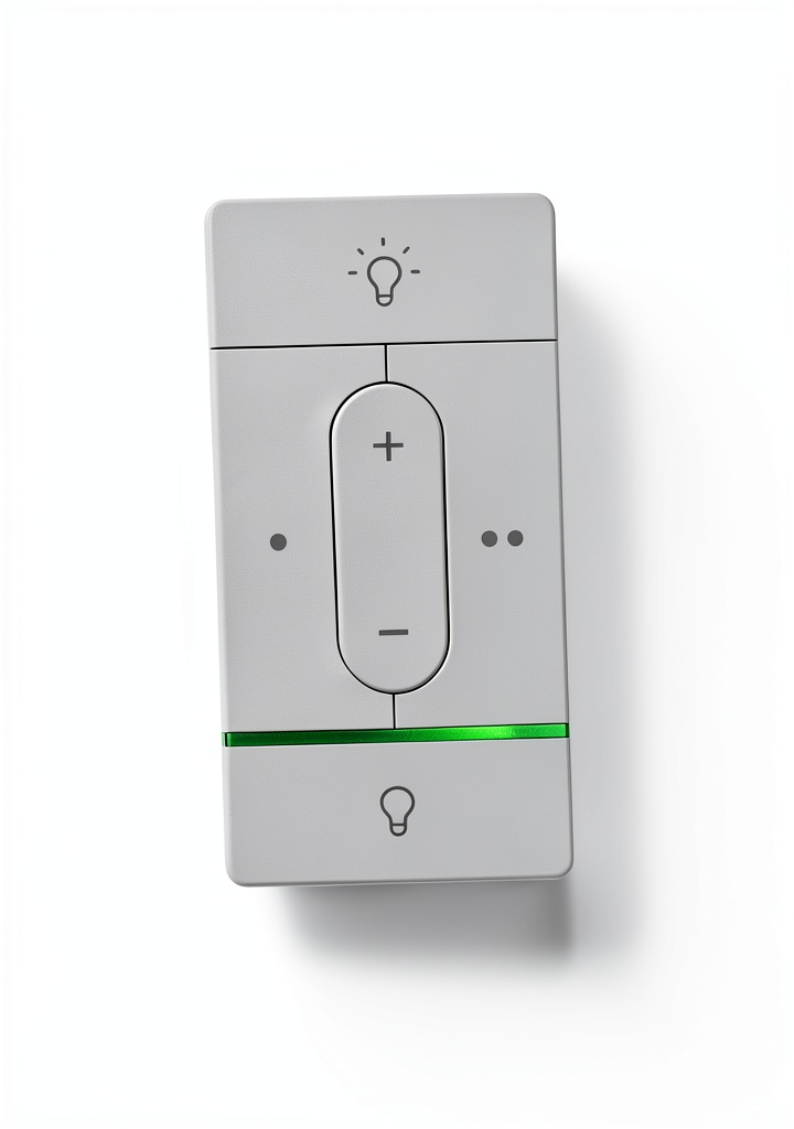 Nanoleaf Sense Plus Smart Wireless Switch mounted on a wall