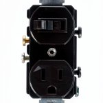 Leviton 5225 Duplex Switch Receptacle AC Quiet Switches-0