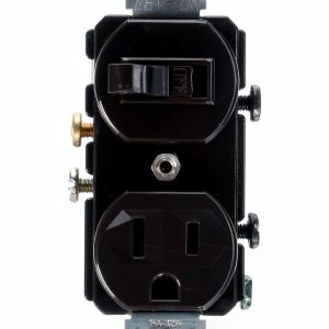 Leviton 5225 Duplex Switch Receptacle AC Quiet Switches-0