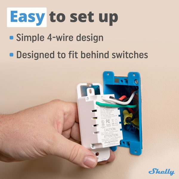 Shelly Plus Wall Dimmer Wi-Fi Smart Lighting Control-2