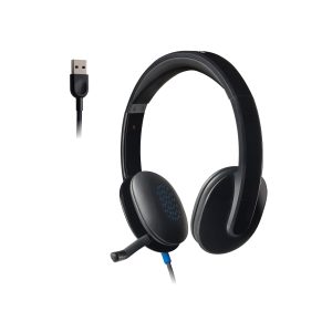 Logitech H540 Wired On Ear Headset Black Noise Canceling-0