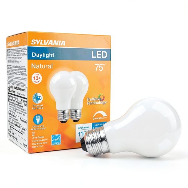 Sylvania LED Bulb A19 E26 Daylight 75 Watt Equivalent-2