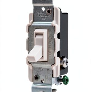 Leviton 1Pole Grounded Toggle Switch Quiet Commercial Grade-0