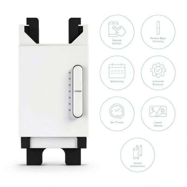 Deako Smart Dimmer Rocker Style Voice Control Easy Install-2