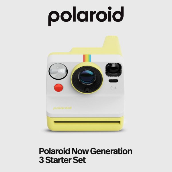 Polaroid Now Gen 3 Coral Instant Camera Film Kit Bundle-1