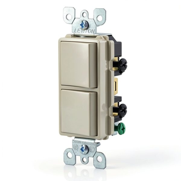 Decora Light Switch 120V Rocker Durable Home Electrical-1