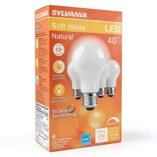 Sylvania LED Bulb Dimmable Soft White 40 Watt Equivalent-0