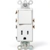 Decora Switch Receptacle Combo Space Saving Modern Design-0