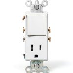 Decora Switch Receptacle Combo Space Saving Modern Design-0