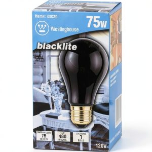 Westinghouse A19 Black Light Bulb Dimmable A Line-0
