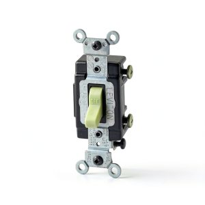 Leviton Toggle Switch Commercial Grade Lighted Handle-0