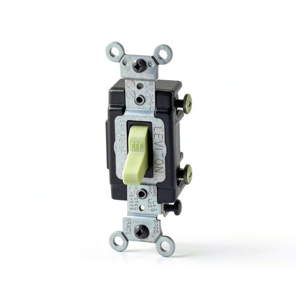 Leviton Toggle Switch Commercial Grade Lighted Handle-0