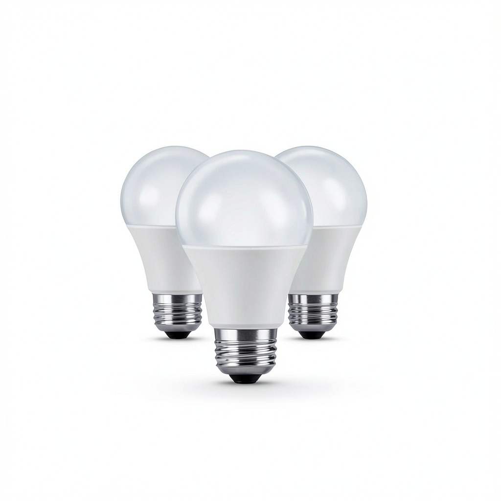 Installing Feit Smart LED Bulb E26 A19 Daylight Smart Enabled on a wooden desk