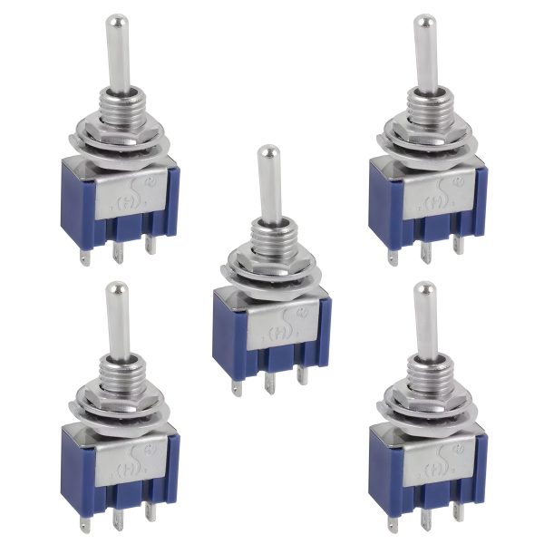 SPDT Mini Toggle Switch 6A 125V AC ON OFF ON Design-0