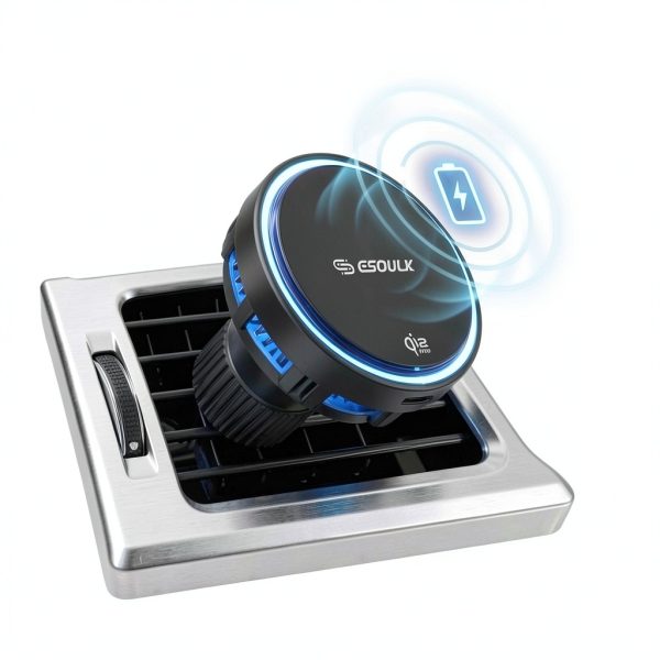 Pavo 25W Qi 2.2 Cooling Magnetic Wireless Car Charger-2