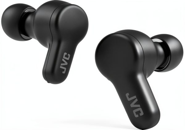 JVC Gumy True Wireless Headphones Black Comfort Stick Design-0