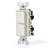 Leviton Decora Combination Switch Durable Two Rocker Design-1