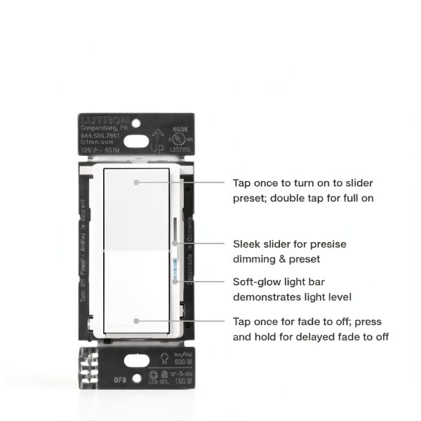 Lutron Diva Smart Dimmer Switch Caseta Lighting Control-11